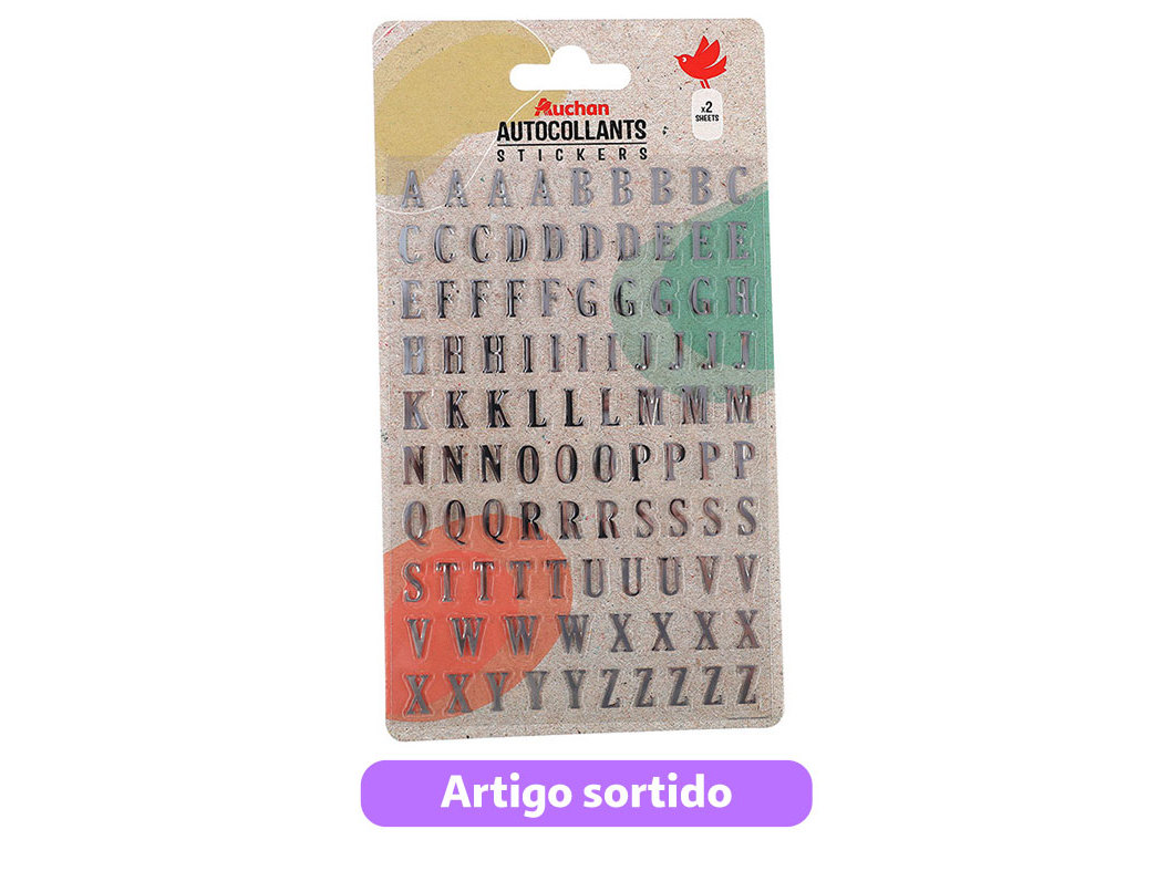 AUTOCOLANTES AUCHAN MODELOS SORTIDOS