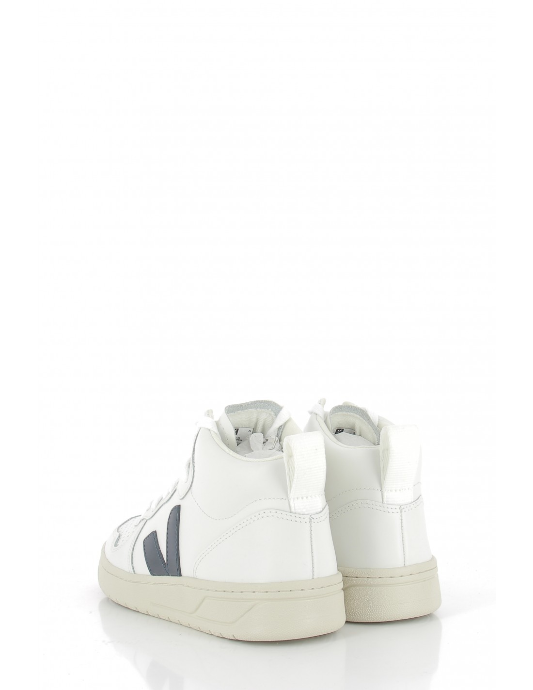 veja Baskets montantes mixte v-15 leather blanc