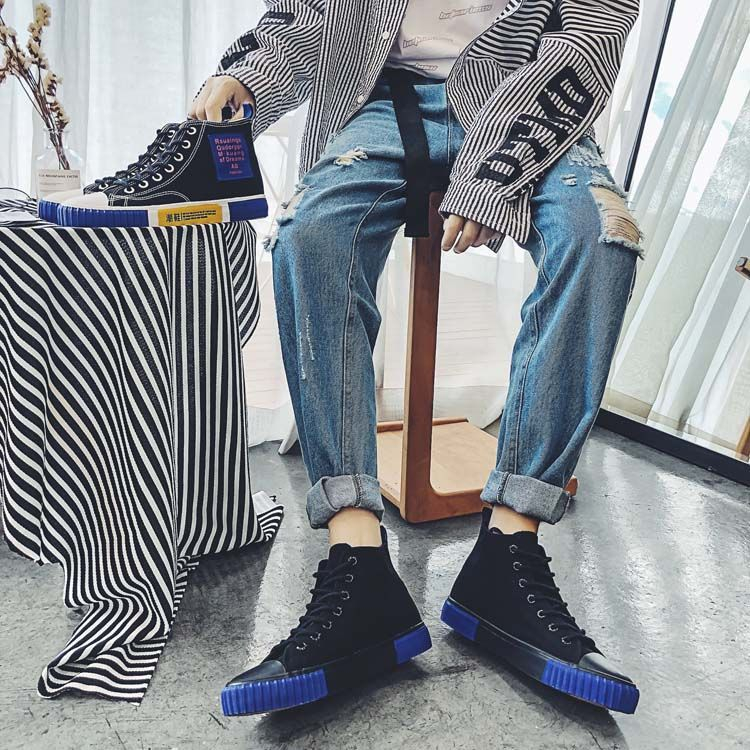 Solejoy - Canvas hoge sneakers