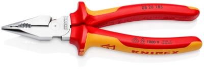 Knipex 0826185 Kombi-tang spits 185mm VDE