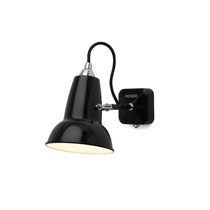 Anglepoise - Original 1227 Mini Wandleuchte, Kabel schwarz, Jet Black