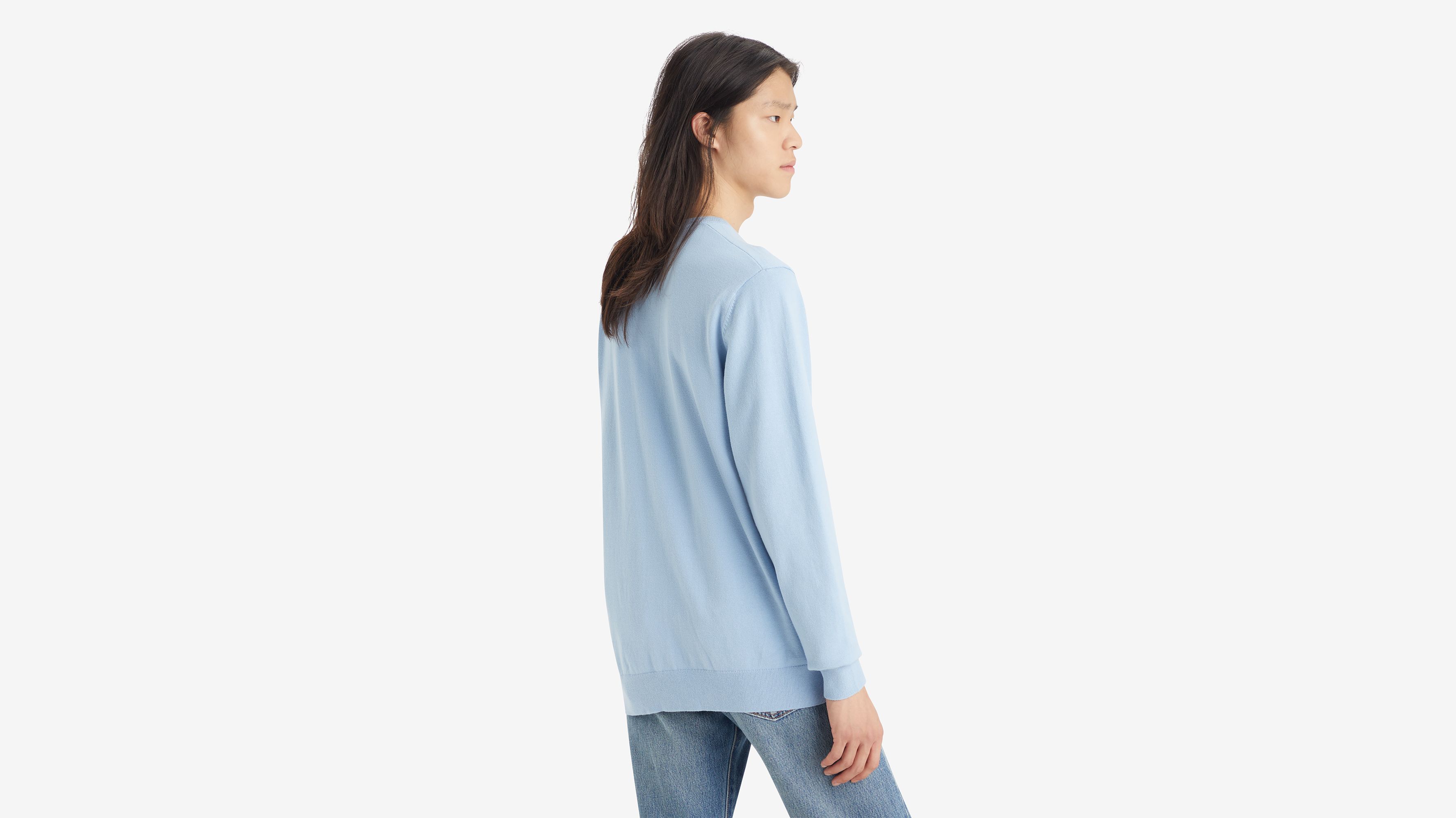 Pull-over léger Housemark - Soft Chambray Blue - Bleu