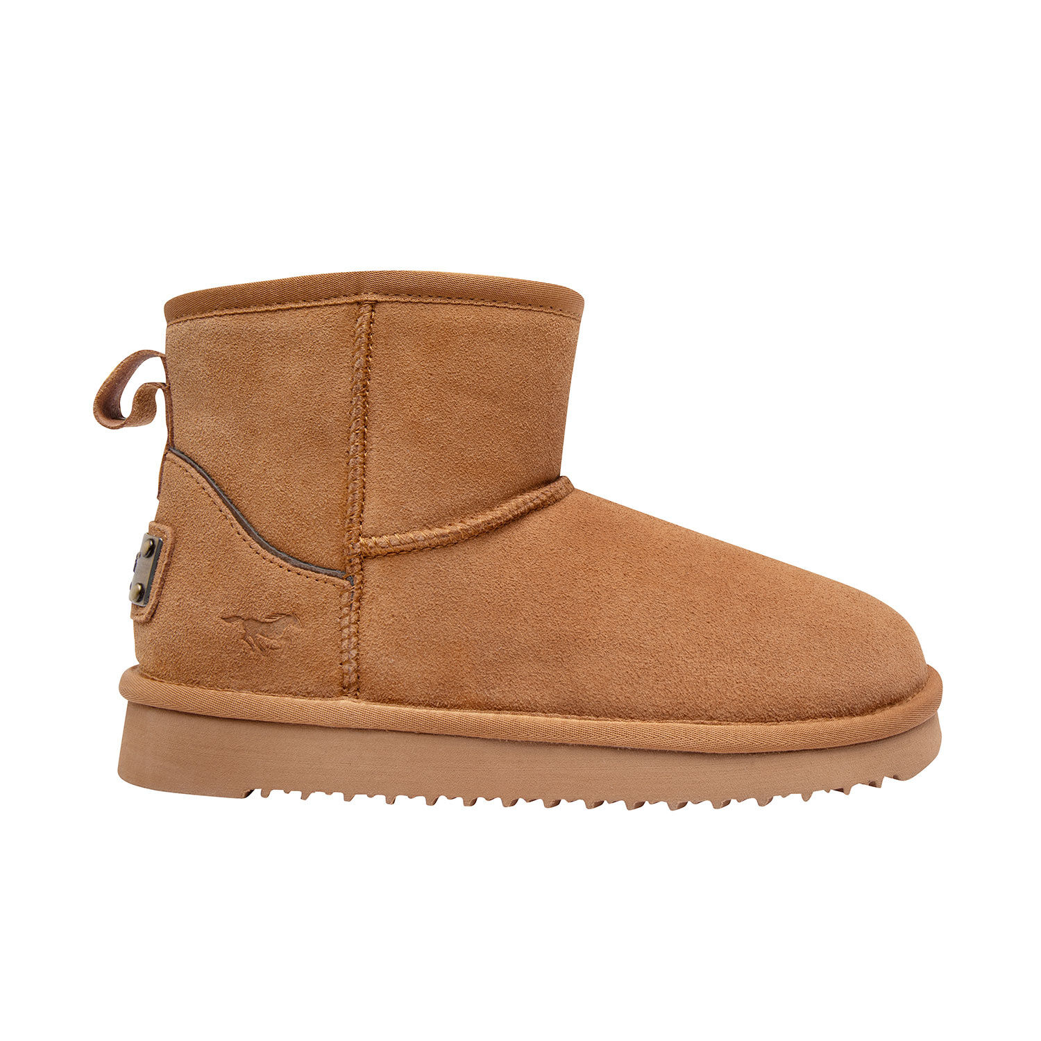 MUSTANG Kurzstiefelette für Damen aus feinem Nubukleder