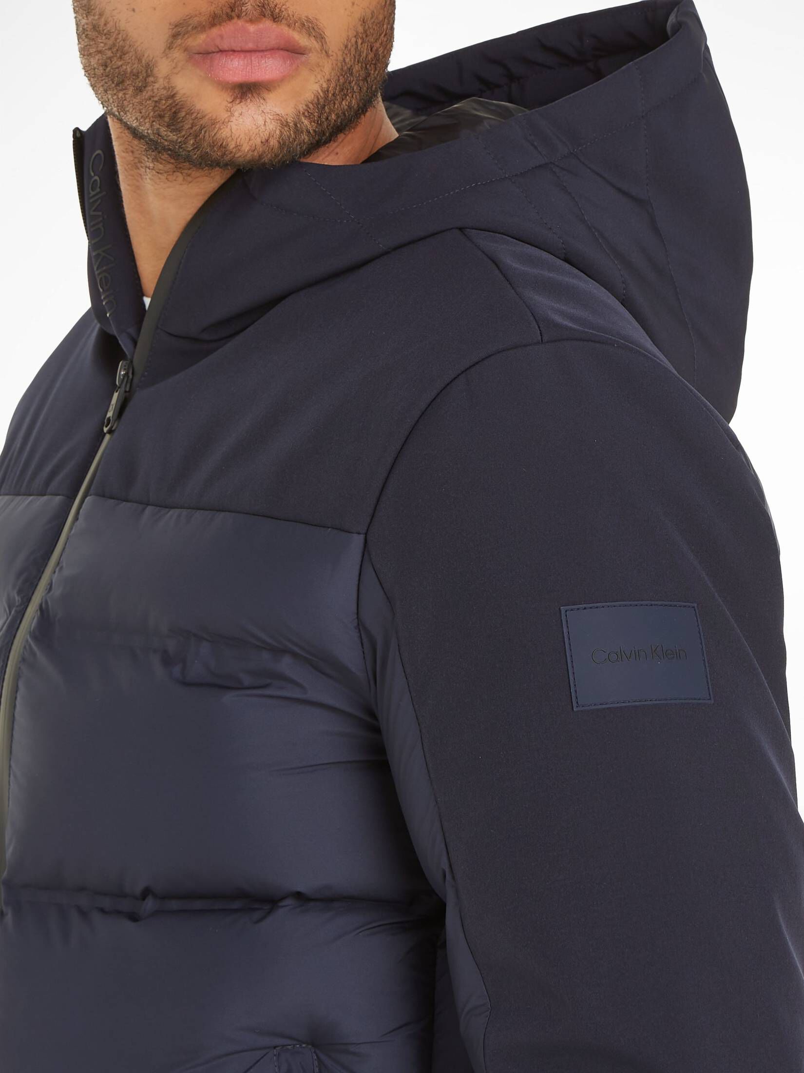 CALVIN KLEIN| Herren Steppjacke MIX MEDIA QUILT