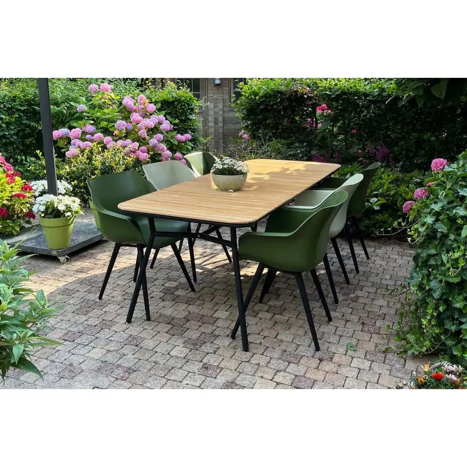 VDG Bella tuintafel - teakhout - 220x95 cm