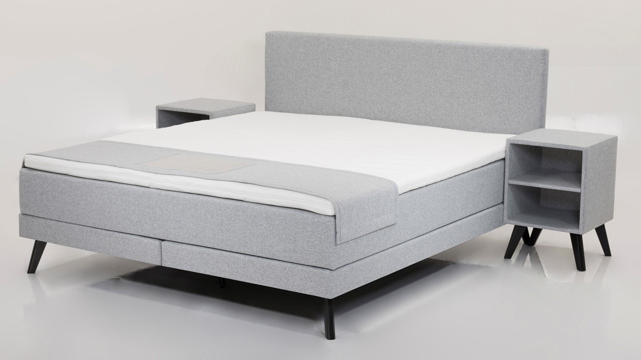 Boxspring Viggo Promo oakland lichtgrijs