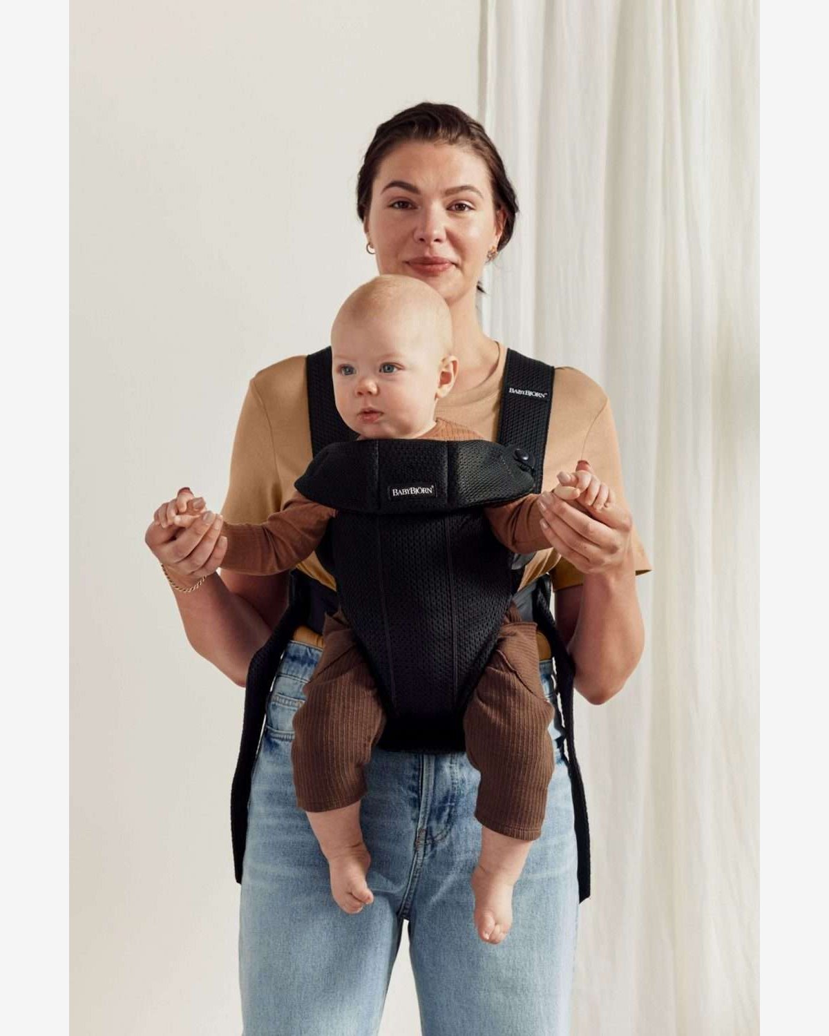 Mini Bæresele Nyfødt – Ekstra Nærhet – Baby Carrier 0-12m, Black