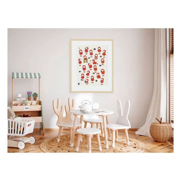 Les Jolies Planches Affiche Emilie | Rouge