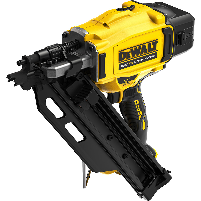 DeWALT DCN930N-XJ 33 18V XR Basic accu constructie tacker enkelshot + bumpfire (body) 18V Li-ion
