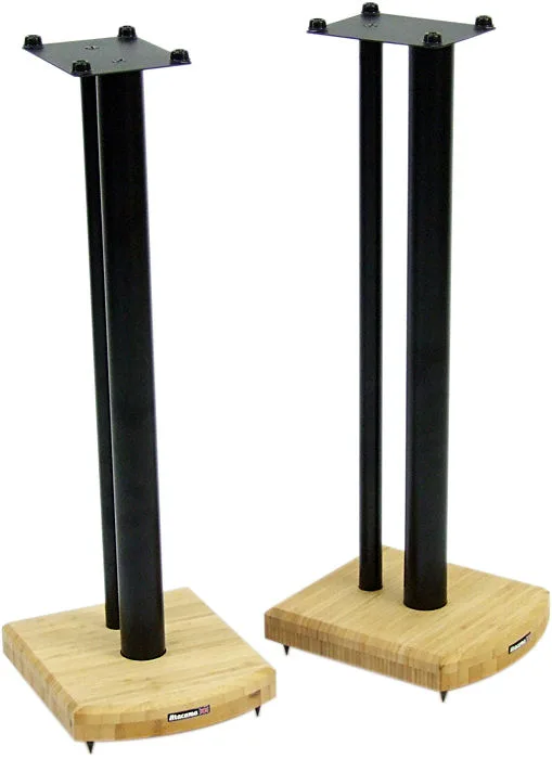 Atacama Moseco 7 Bambou et support noir (la paire) Pieds pour enceintes