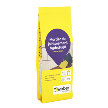 Weber Wand & Vloer voegmiddel lichtgrijs 2 kg