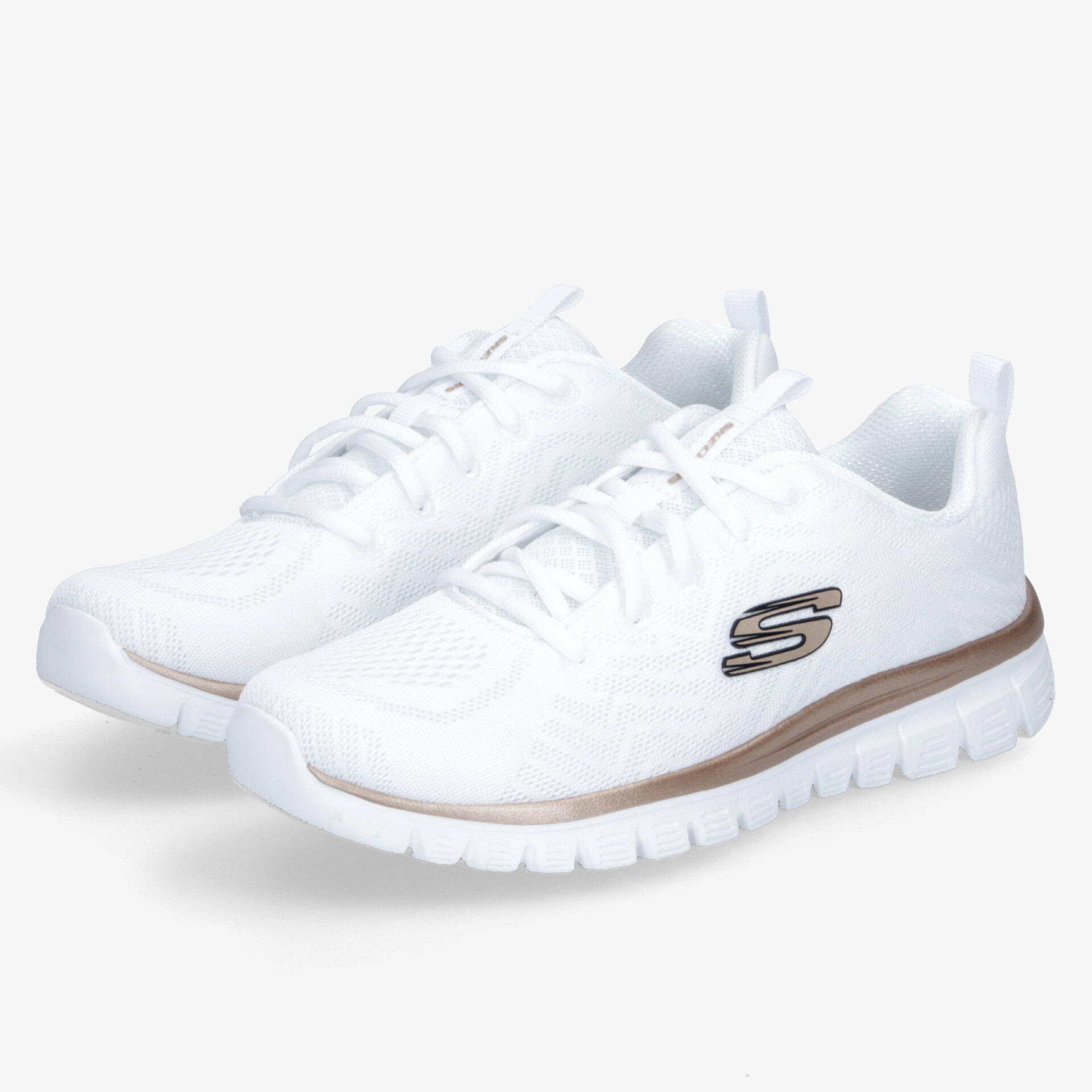 SKECHERS Graceful Get Connected Damen Sneaker Low weiß