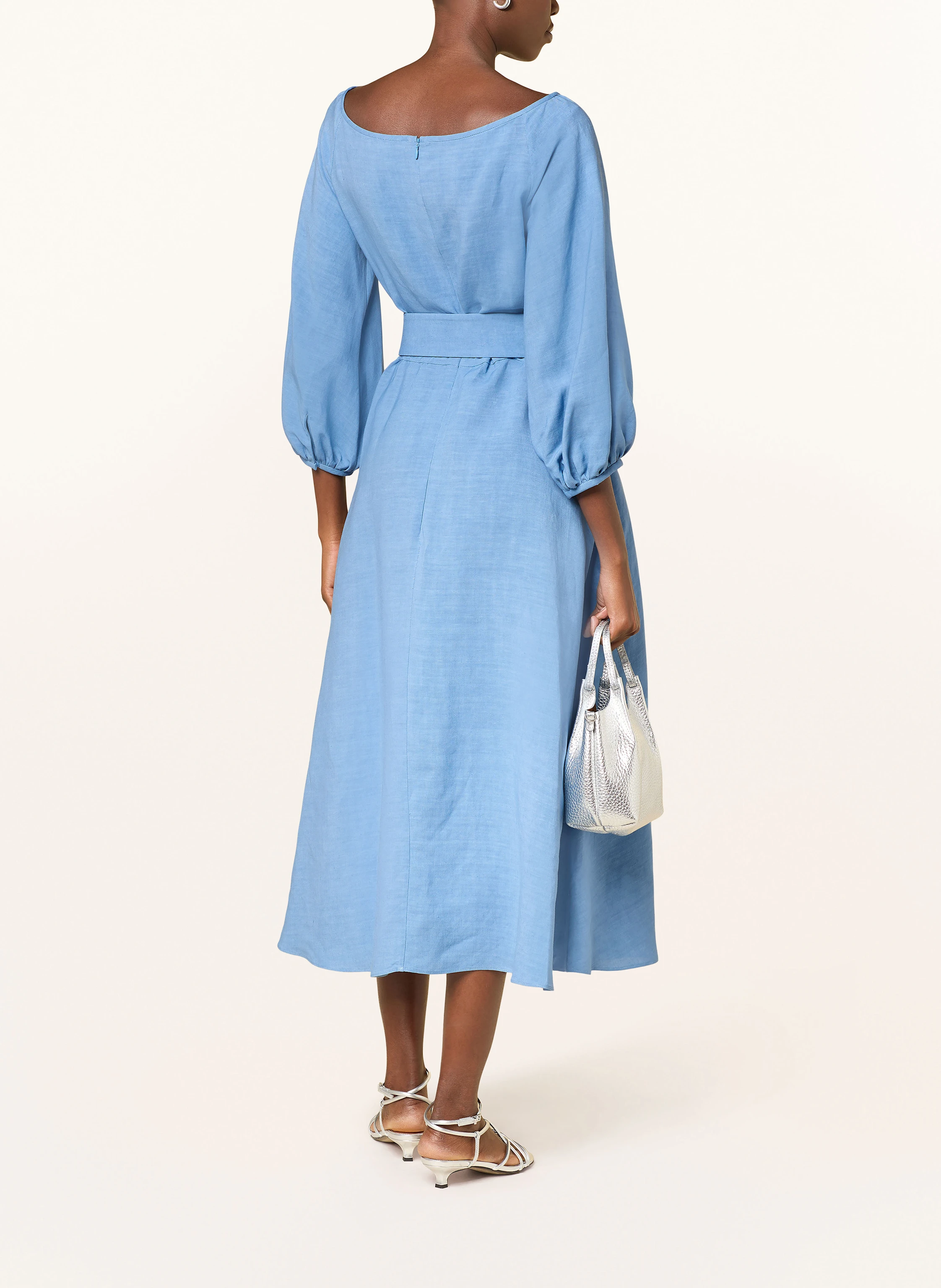 SLY 010 Kleid ANUK mit Leinen