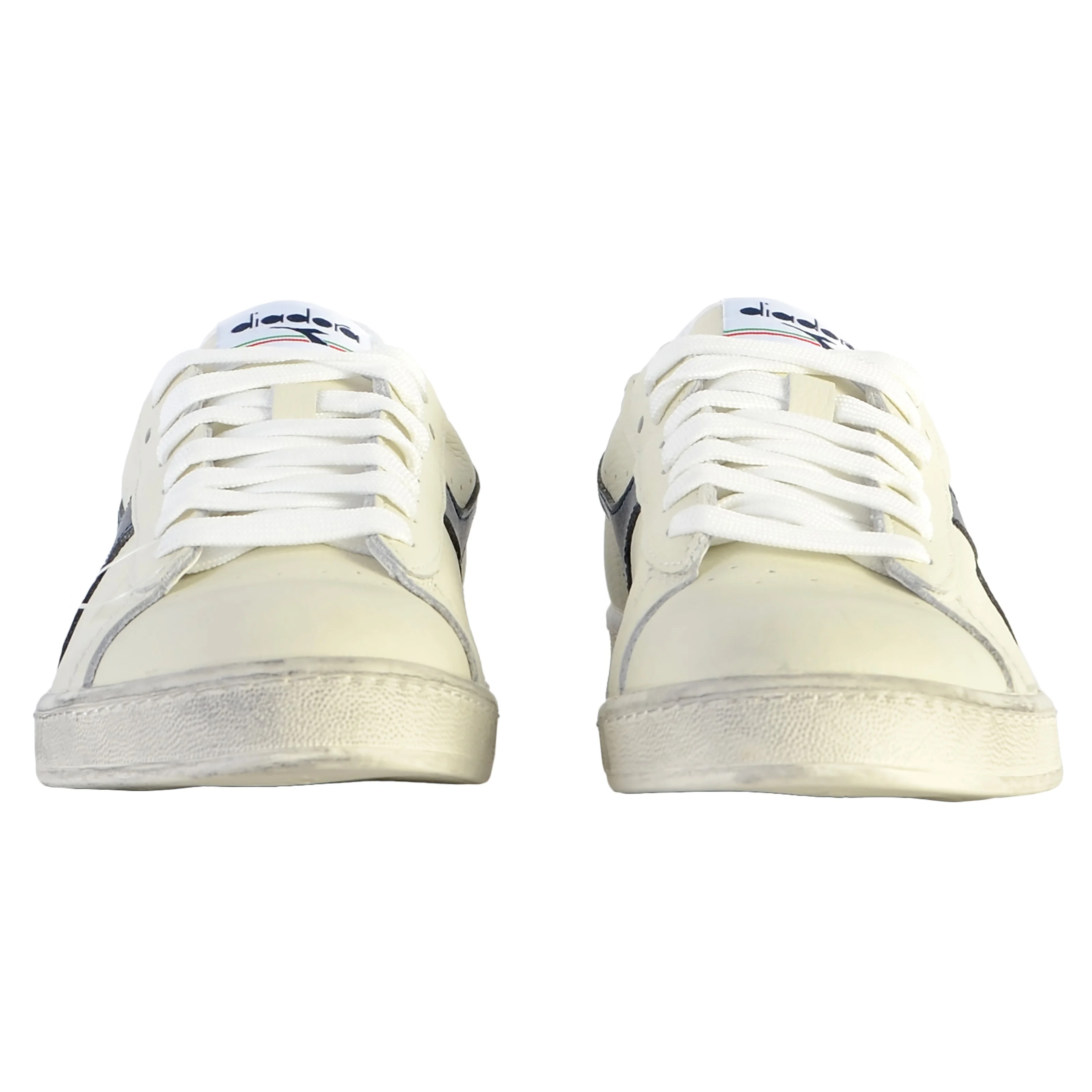 Basket cuirgame l low waxed | Blanc