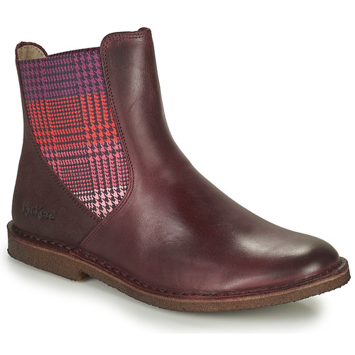 Kickers - TINTO - Bordeaux foncé