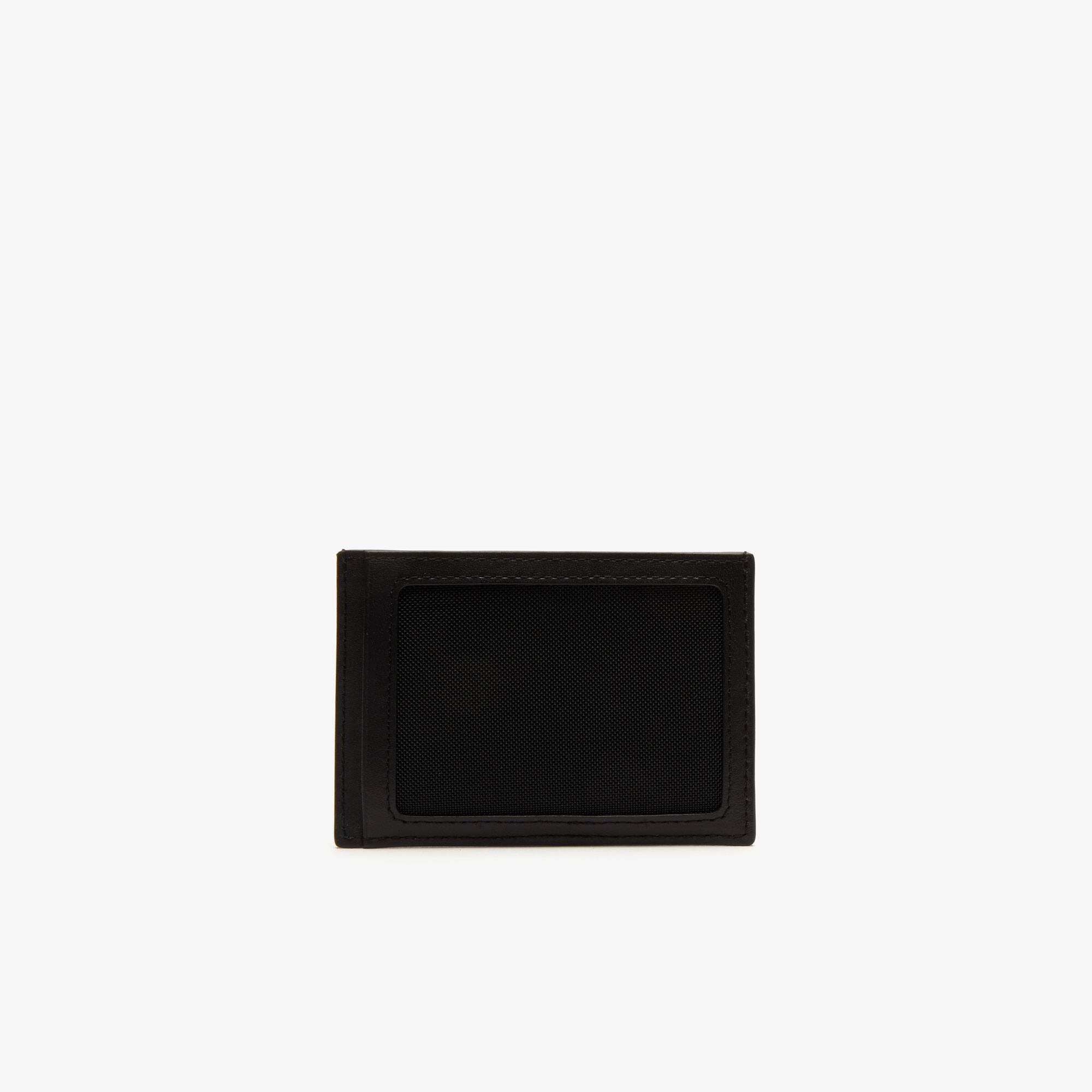 Herren-Set FG aus Leder-Brieftasche und Kartenetui Brieftaschen - Schwarz - Lacoste - Herren