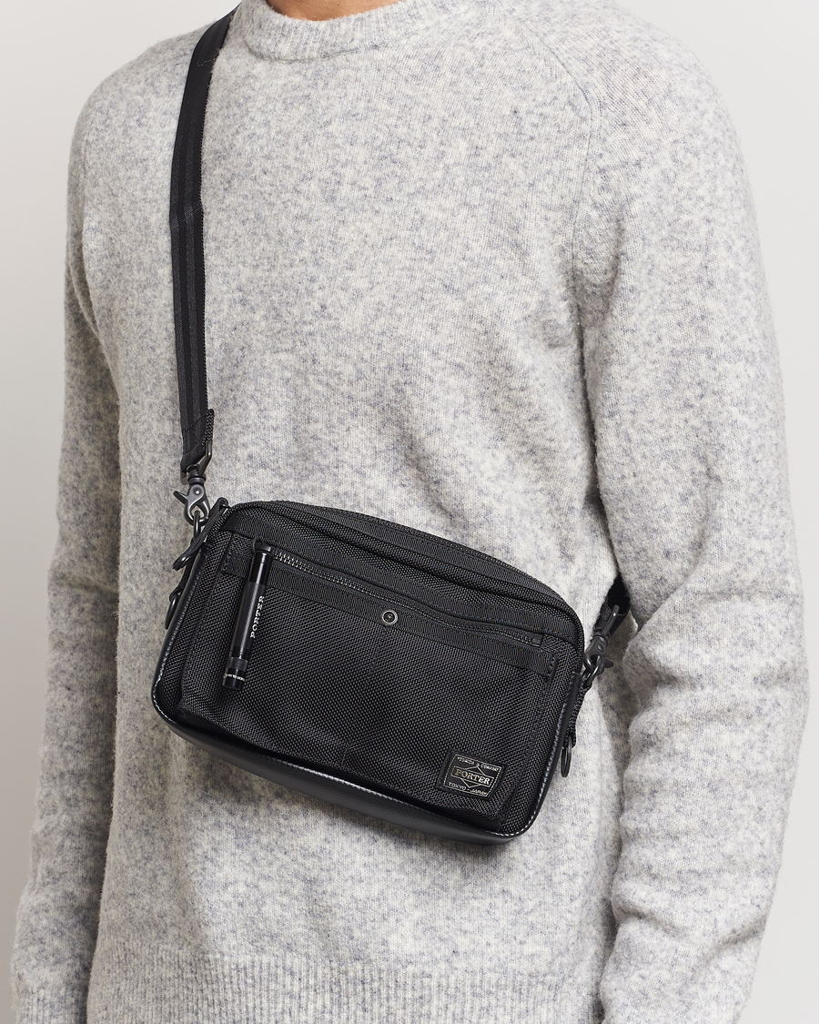 Porter-Yoshida & Co. Heat Small Shoulder Bag Black