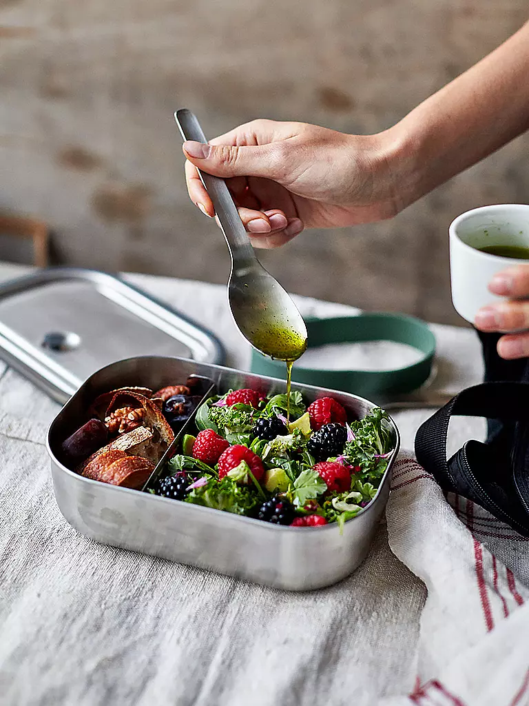 BLACK+BLUM Lunchbox Gross 1l Olive/Edelstahl olive