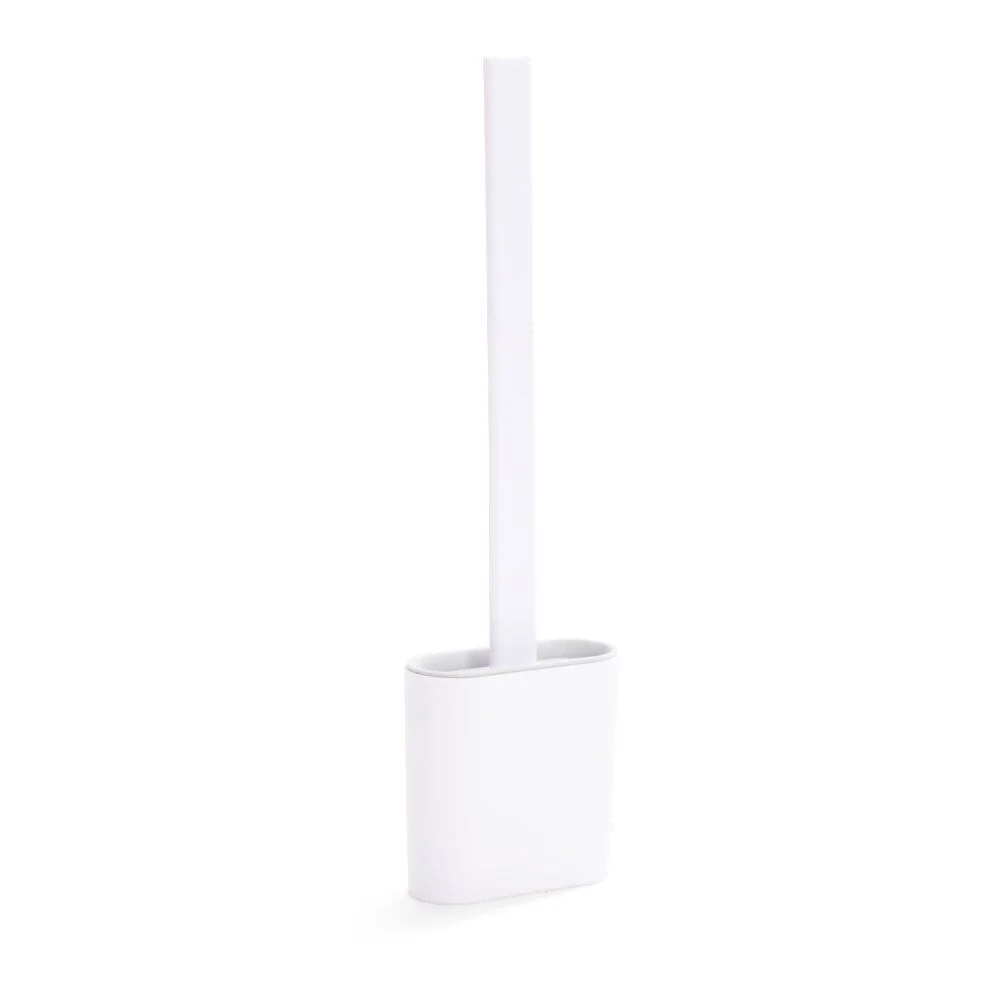 Brosse WC en silicone avec support