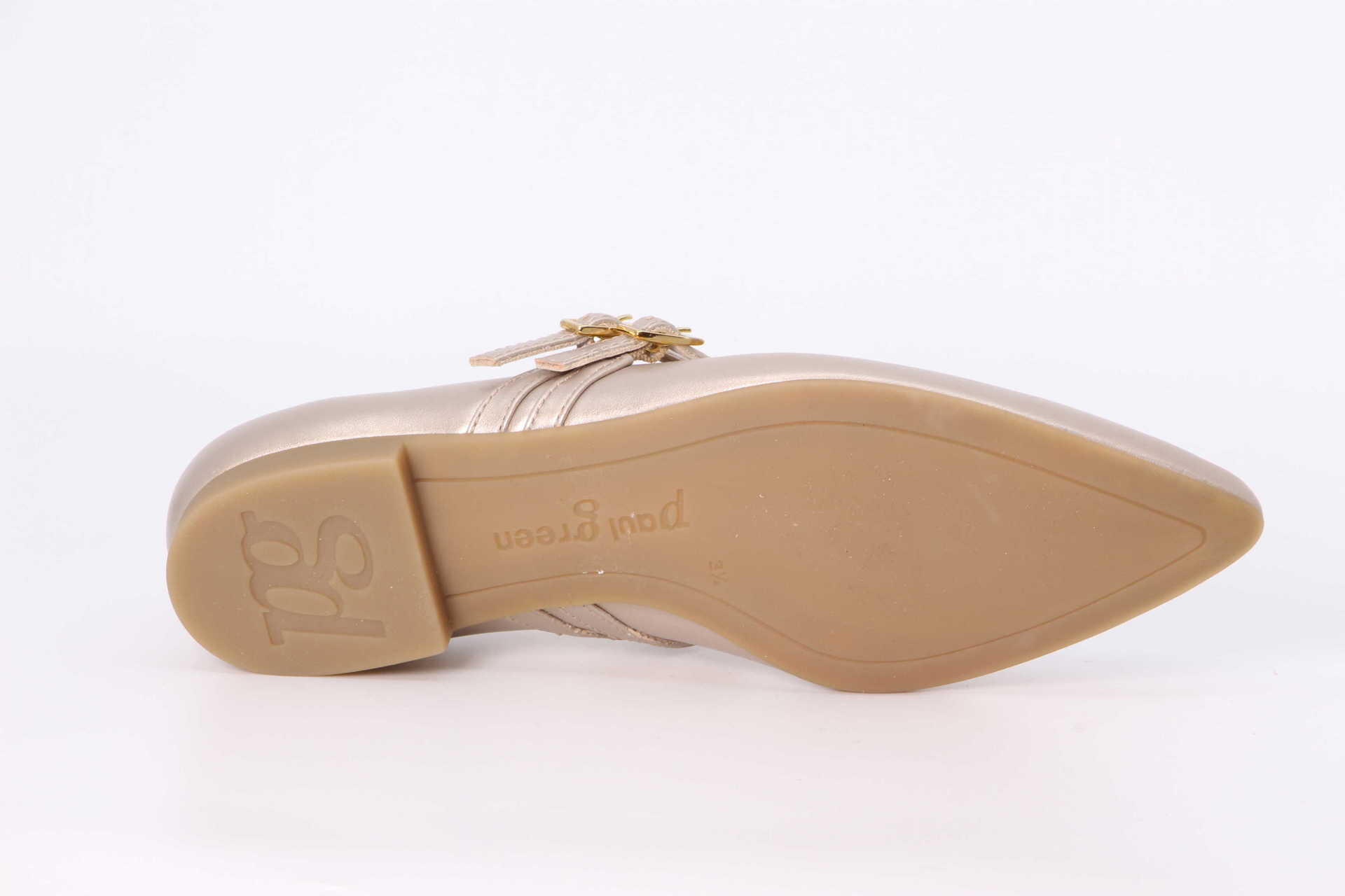 Paul Green Riemchen-Ballerina metallic shell