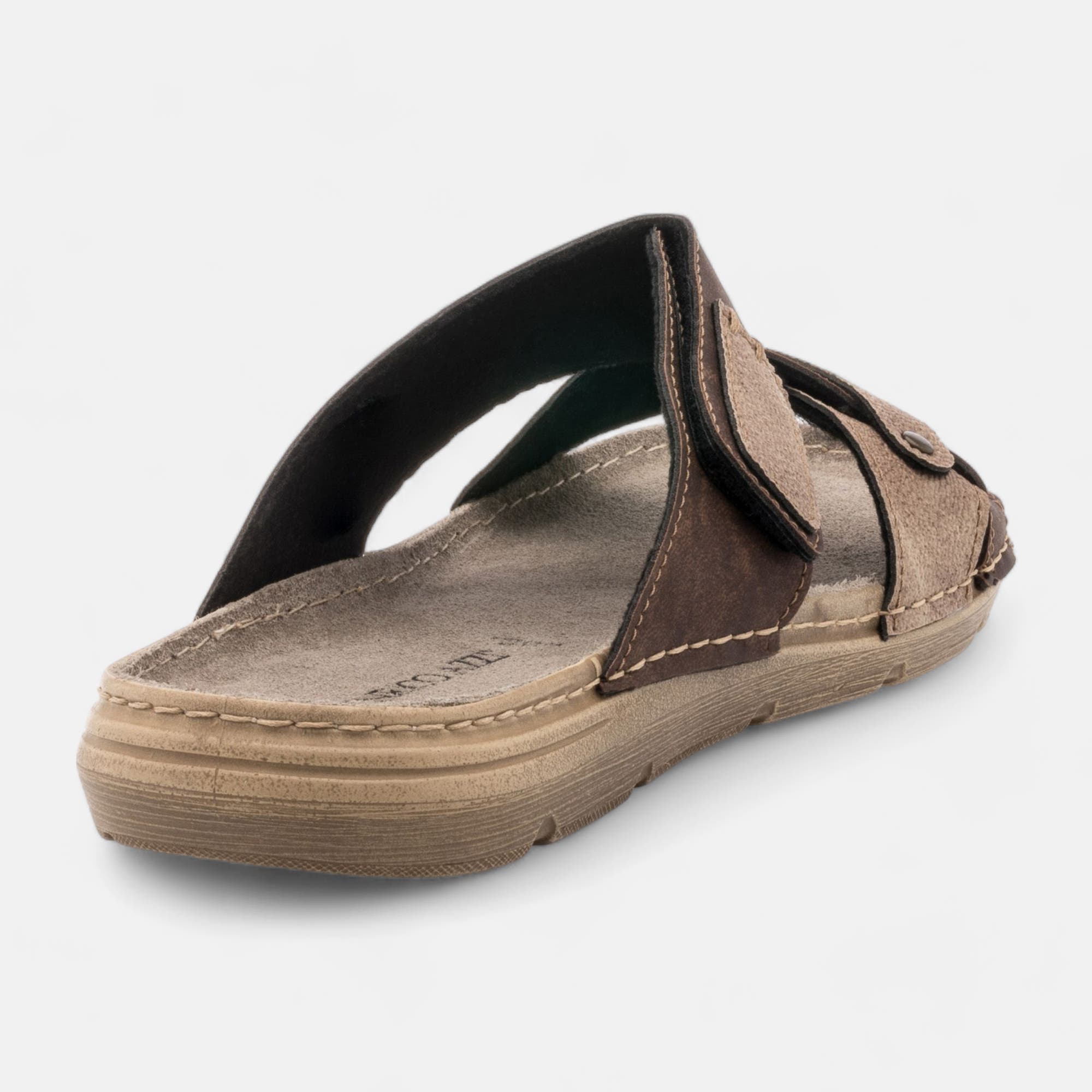 Nu-pieds Homme marron