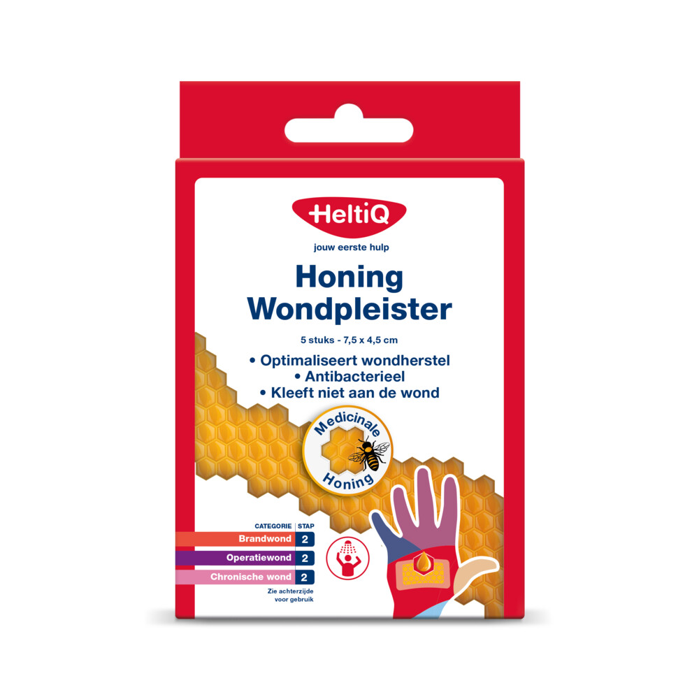 HeltiQ HeltiQ Honing Wondpleister 1 Karton5 stuks