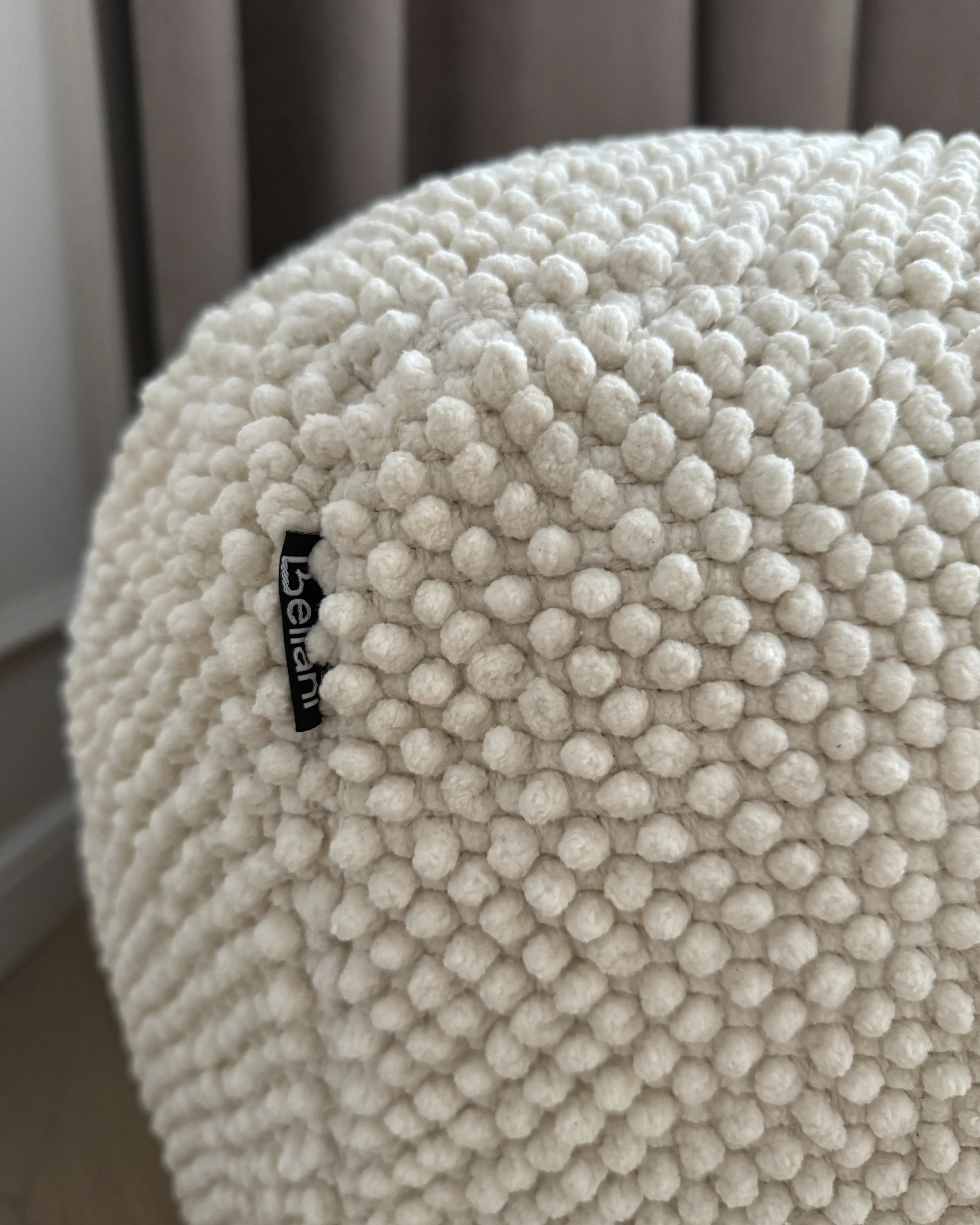 Poef JOARA Katoen Beige