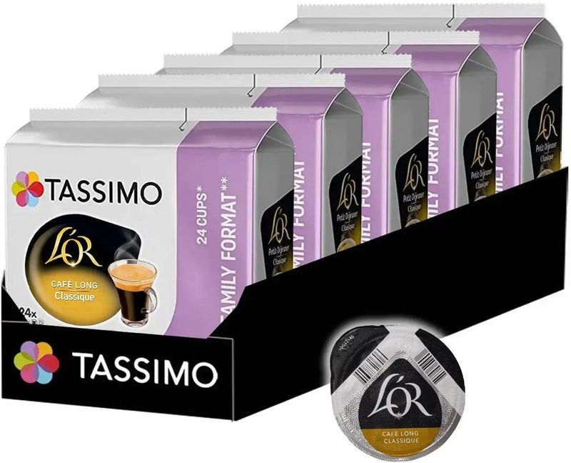 Tassimo - L'OR Café Long Classique - Koffiepads - 120 Stuks