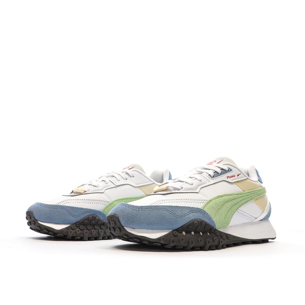Puma Baskets Bleu/Blanc/Vert Garçon Puma Blktop Rider Bts