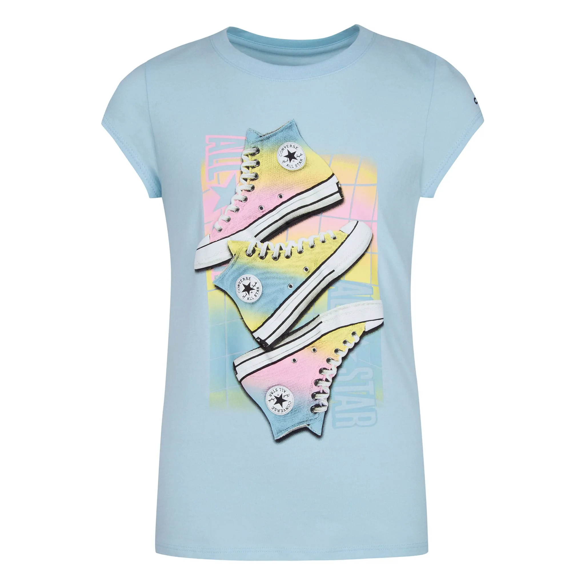Converse T-Shirt Chuck GFX Bleu 7-16ans