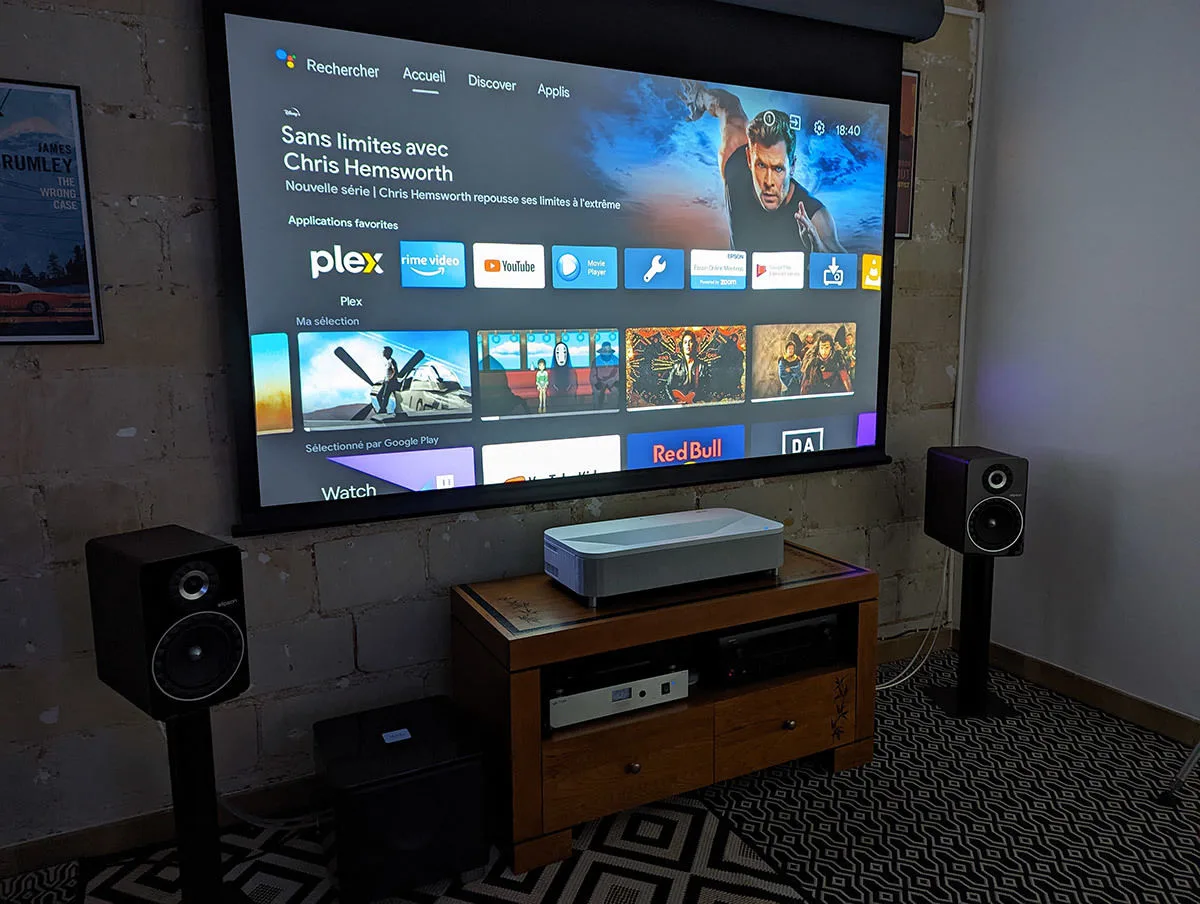Epson EH-LS800W Blanc Vidéoprojecteurs ultra courte focale