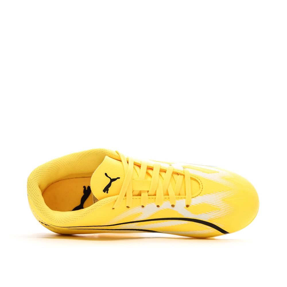 Puma Chaussures de Foot Jaunes Enfant Ultra Play FG/AG