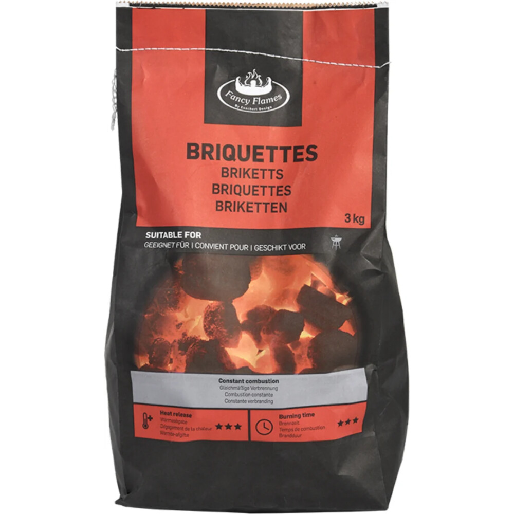 Esschert Design Briketten Zwart3 kg
