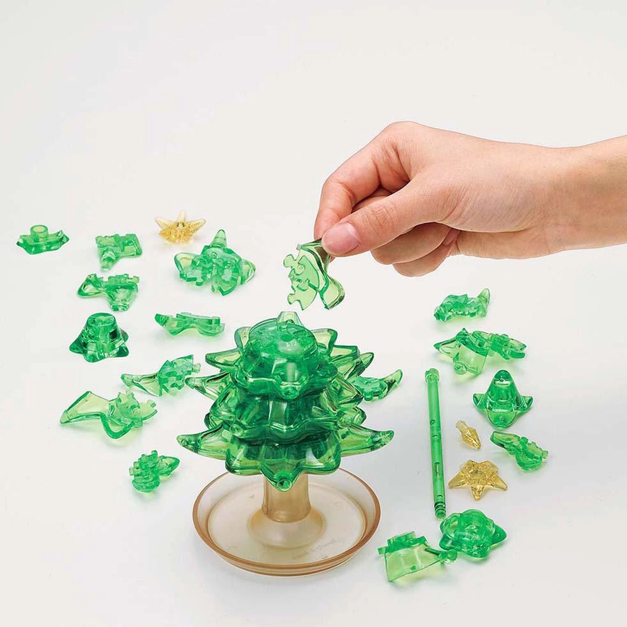 HCM Kinzel Crystal Puzzle Baum Mehrfarbig