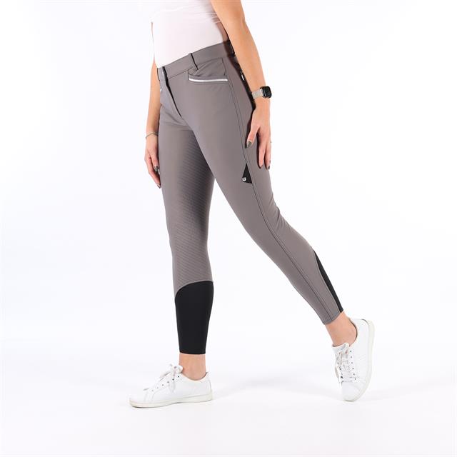 Paardrijbroek QUUR QCardie Softshell Full Grip Grijs