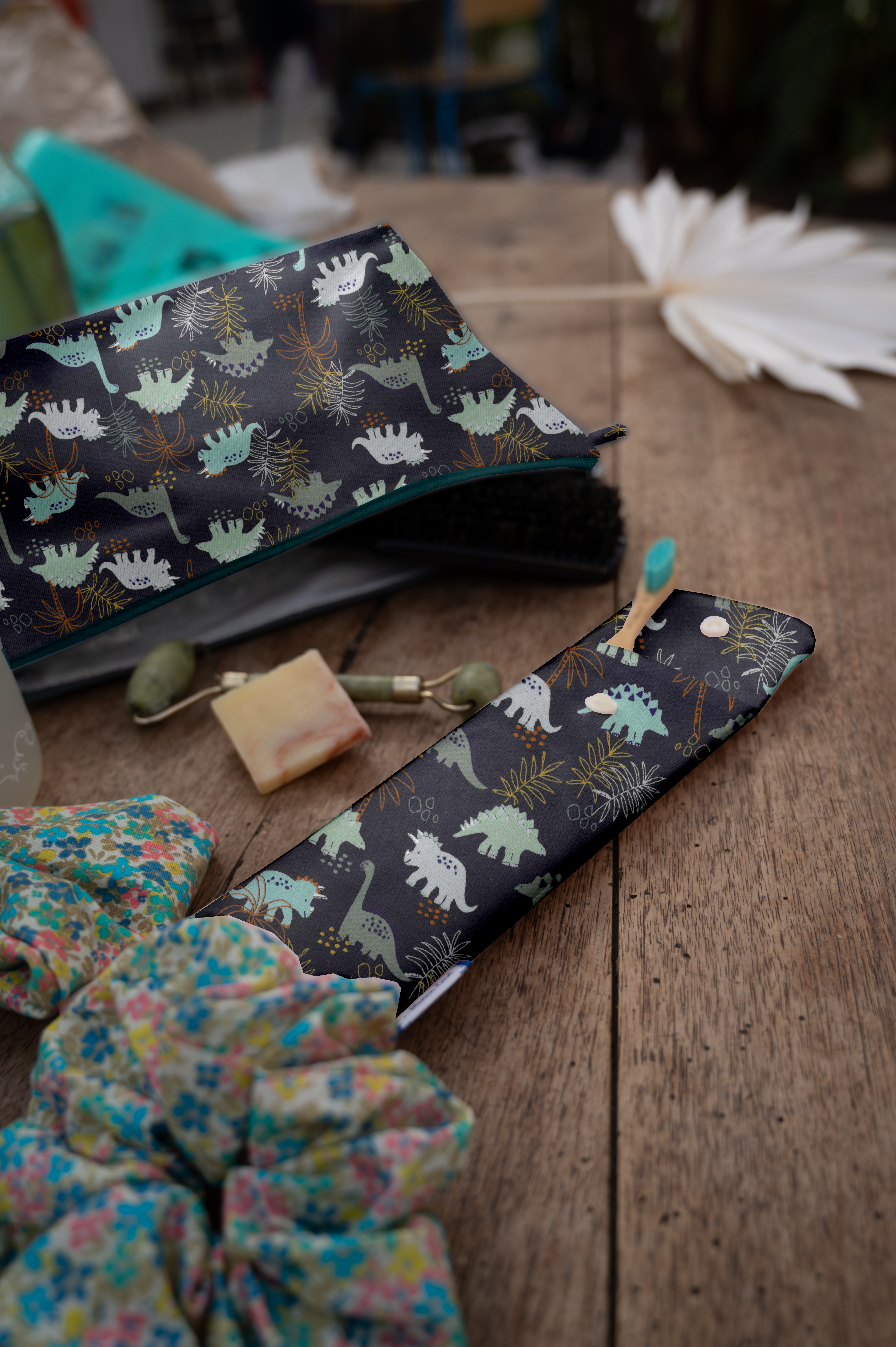 Pochette Brosse À Dents Jurassic Dino Marine
