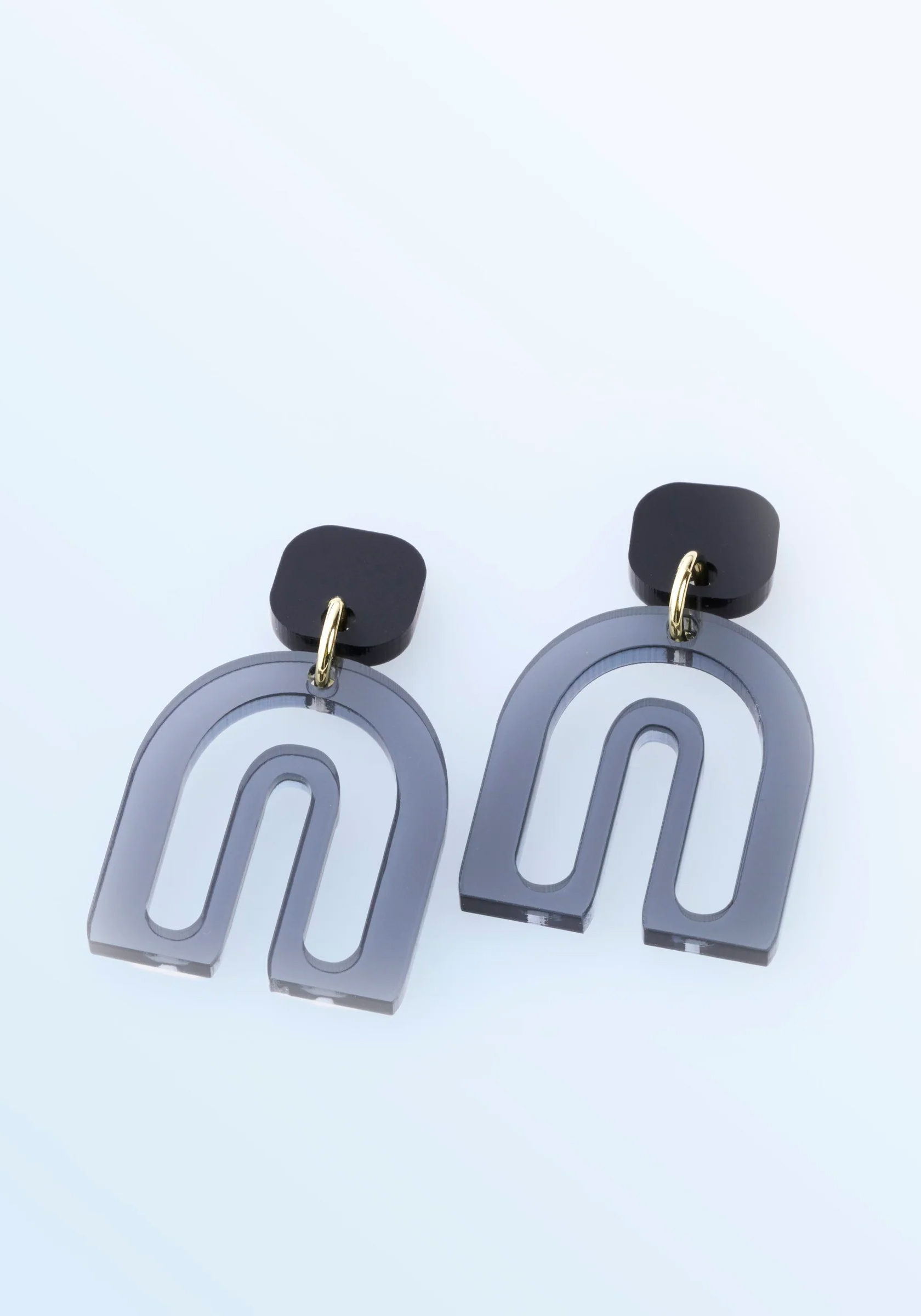 Vanto Ohrringe Pika Anthracite & Frosted Black