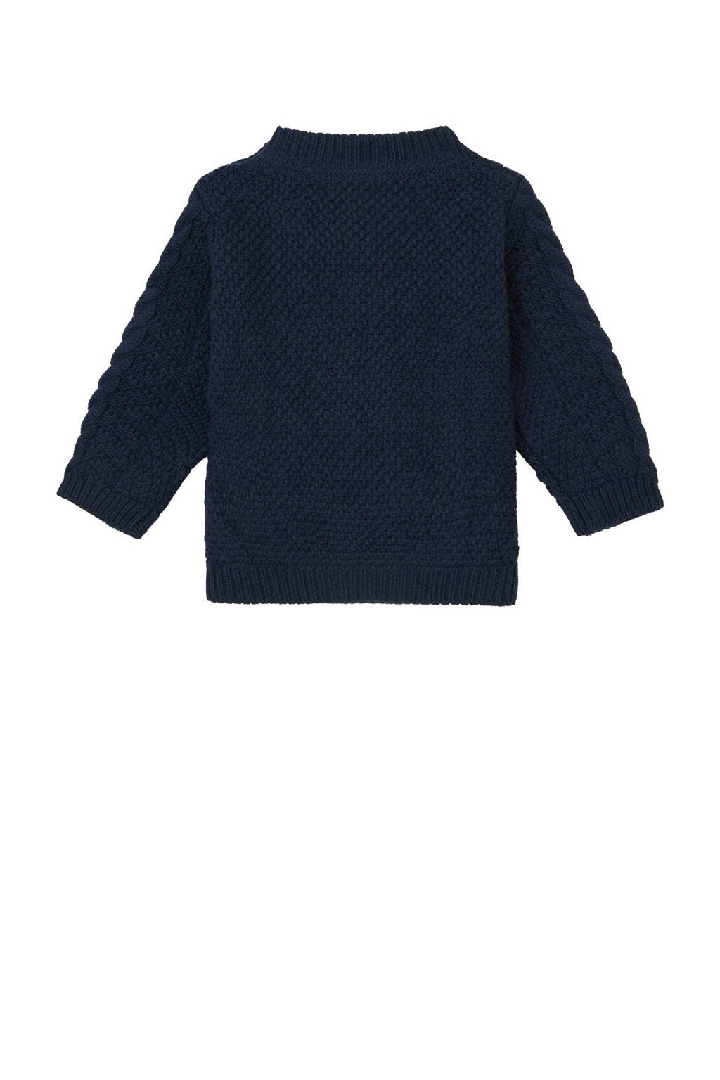 Noppies gebreide trui donkerblauw