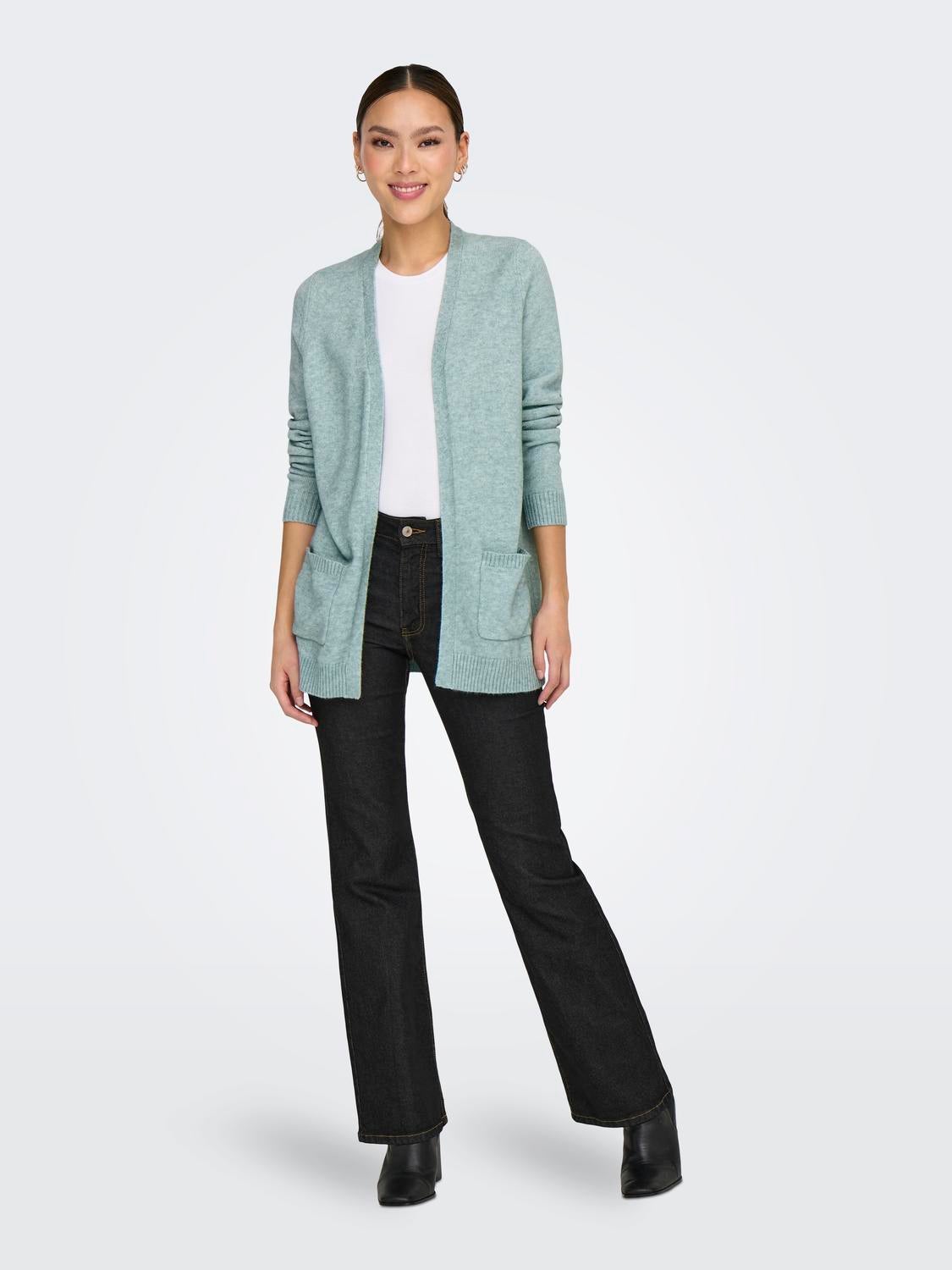 ONLLESLY Strickjacke Gray Mist