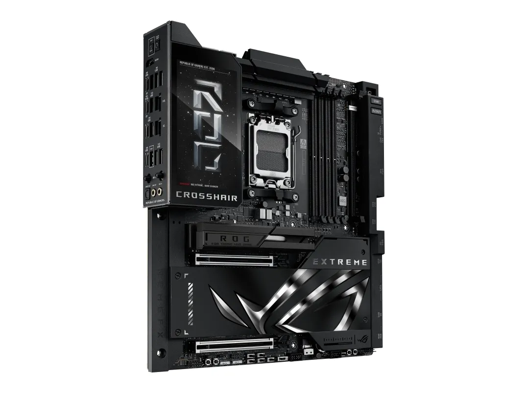 ASUS ROG CROSSHAIR X870E EXTREME - Bundkort - ATX - Socket AM5 - AMD X870E Chipset - USB4, USB-C 3.2 Gen2, USB 3.2 Gen 2, USB-C 3.2 Gen 2x2, USB 3.2 Gen 1 - Wi-Fi 7, Bluetooth, 5 Gigabit Ethernet, 10 Gigabit LAN - onboard grafik (CPU påkrævet) - HD A