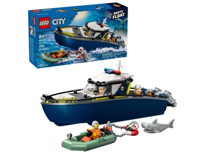 LEGO Achtervolging met politieboot (60456)