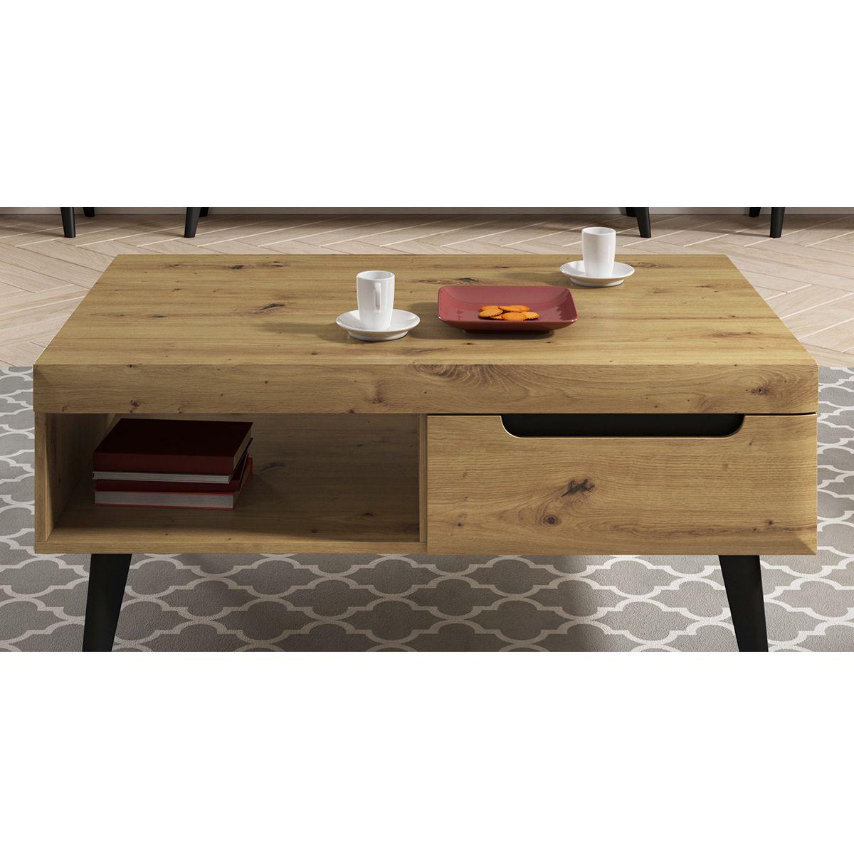 NORDI TABLE BASSE 67X107X46CM