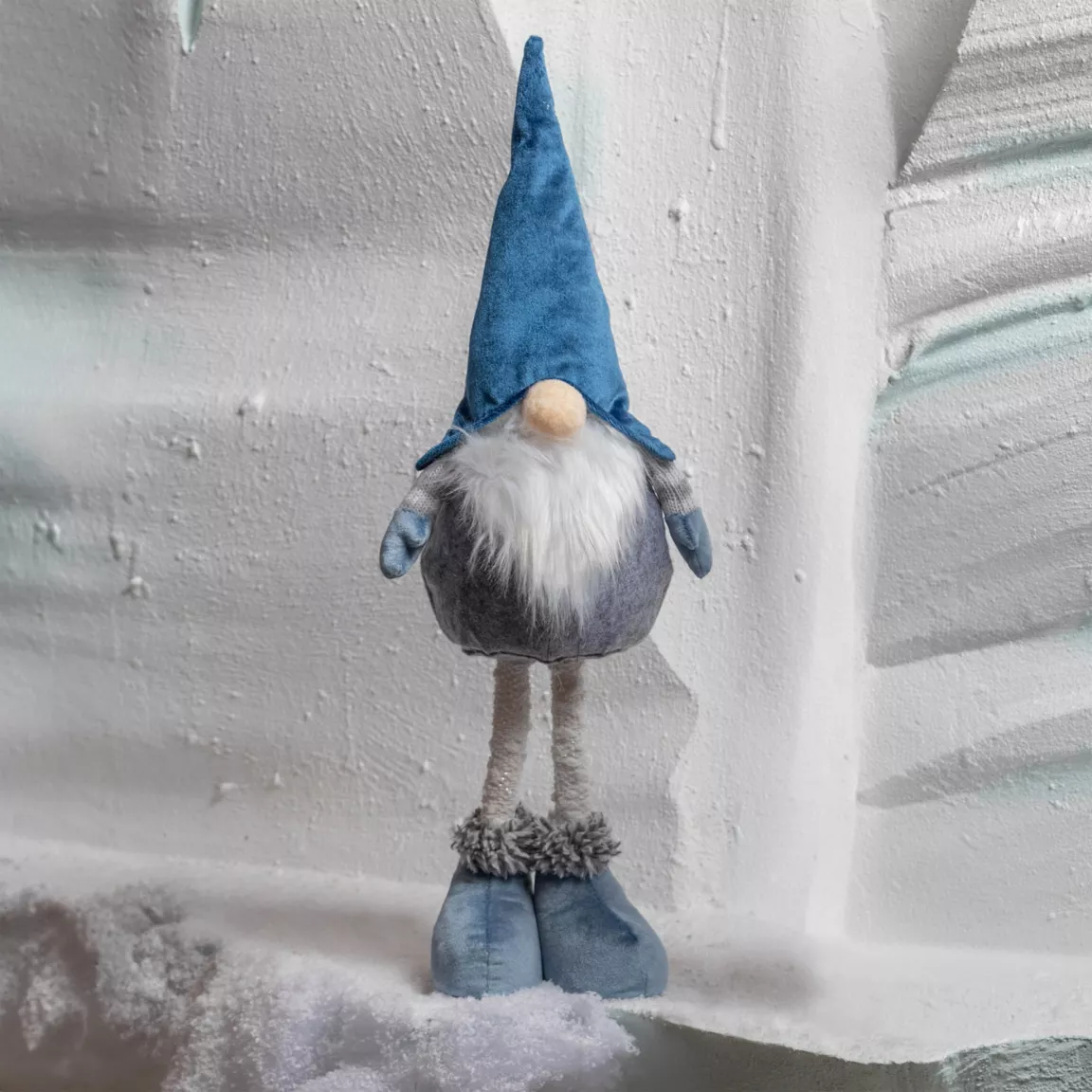 Lutin de Noël (H50 cm) Hugues chapeau pointu Bleu