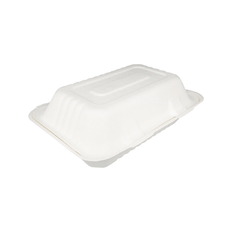 Lunch/loempia box IP10 suikerriet Plastic- en Pfas-vrij BIO