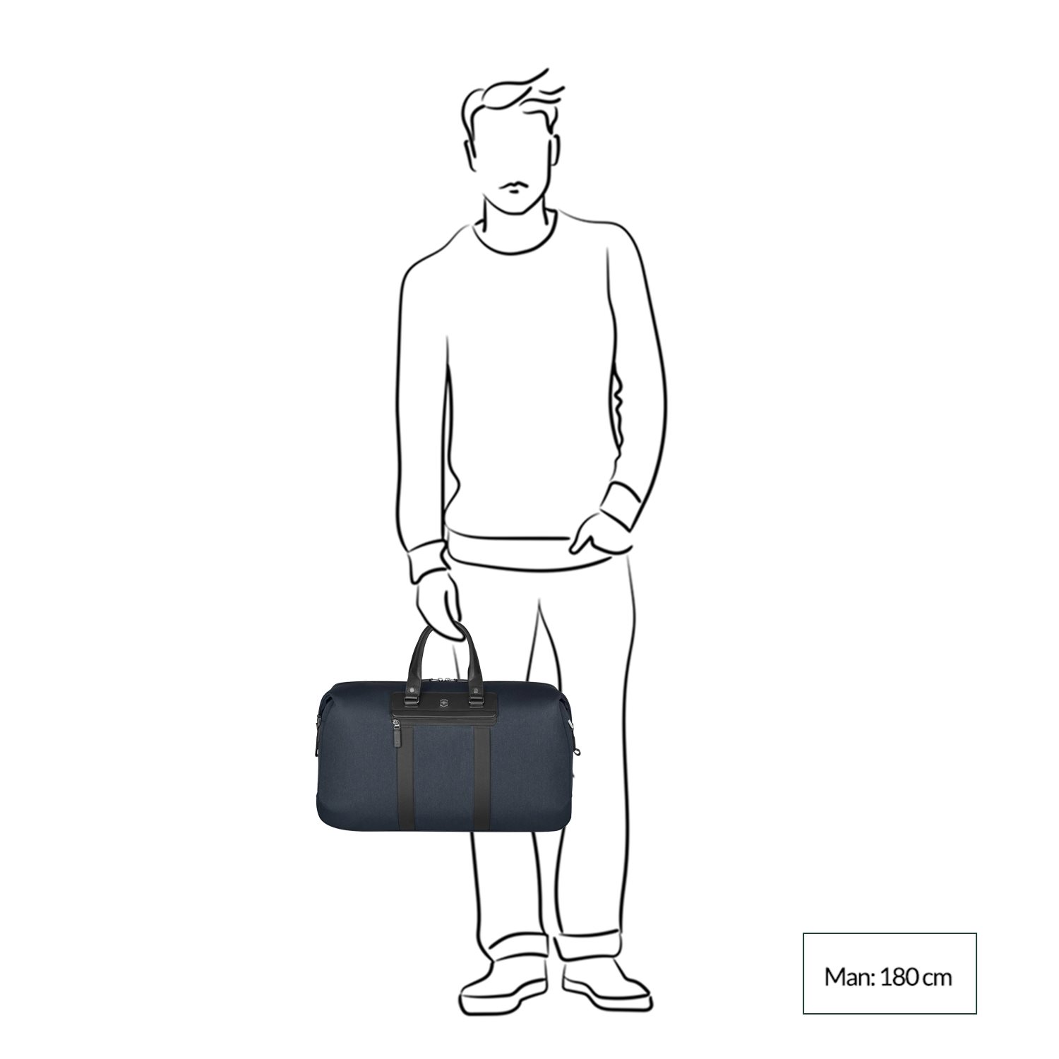 Victorinox Architecture Urban2 Weekender melange blue/black