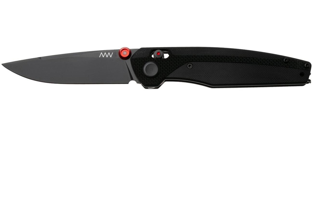 ANV A200BB, DLC Elmax, Black G10, zakmes