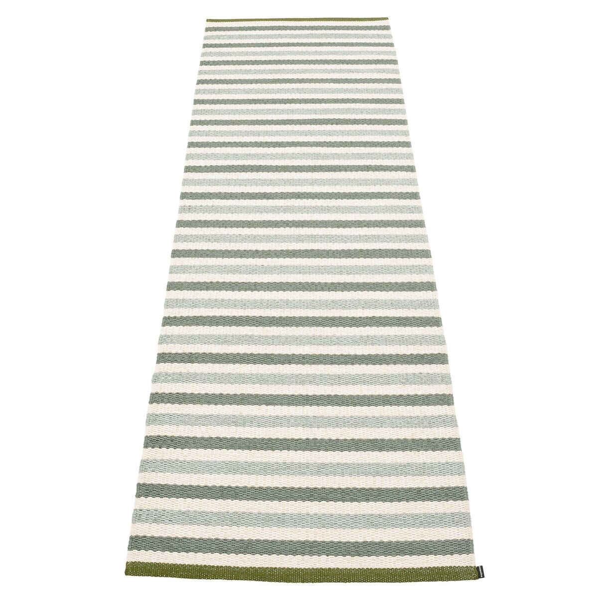 Teo gulvteppe 70 cm x 240 cm, sage/army/vanilla