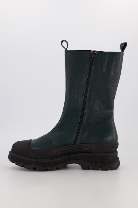 Chelsea-Boots, Elastikeinsatz, Reißverschluss, Weite H