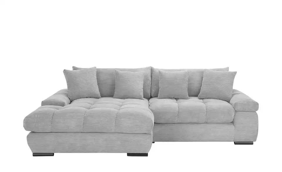 Ecksofa Hella links Hellgrau