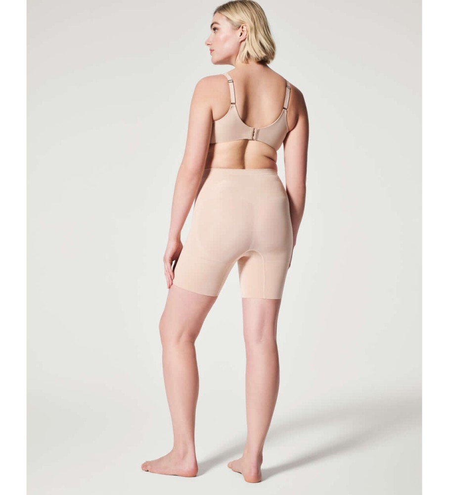 Shorts modeladores de pernas SPANX cor nude super emagrecedores
